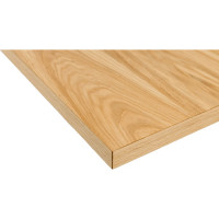 Стол с регулируемой высотой StolStoya МОТОР UP подстолье белое и столешница МДФ шпон Дуб европейский SE211I140WDE