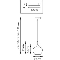 Подвесной светильник Lightstar PENTOLA 803047