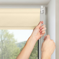 Рулонная штора PRAKTO Shantung 40х160см песочный 7792331