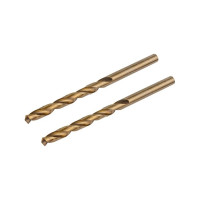 Сверло по металлу (2 шт; 4 мм; HSS-Co; в блистере) ROCKFORCE RF-DS240H(29142)