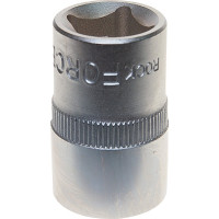Головка торцевая 12-гранная 17 мм, 1/2", L=40 мм ROCKFORCE RF-54917(11701)