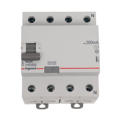 ВДТ Legrand RX3  300мА 40А 4П AC 402071