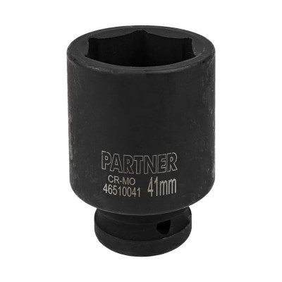Головка ударная глубокая 6-гранная 41 мм, 3/4"DR Partner PA-46510041(13032)