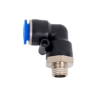 Фитинг Partner угловой для пластиковых трубок 12мм с наружной резьбой 1/4" SPL12-02(9334) PA-SPL12-02(9334)