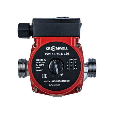 Насос для ГВС KROMWELL гайки в комплекте PWS 15/4G N 130