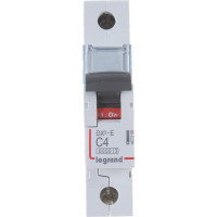 Автоматический модульный выключатель Legrand 1п C 4А 6кА DX3-E 6000 1мод. 230/400В Leg 407259
