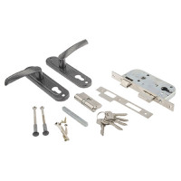 Замок врезной ЗЕНИТ ЗВ7-70.04 серебро 26710