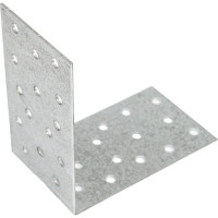 Монтажный уголок Саморезик оцинкованный 100х100х60х1,8 мм, 20 шт. KUR-100х60