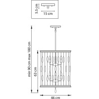 Подвесная люстра Lightstar firenze 725163