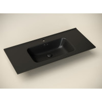 Накладной прямоугольный умывальник Ceramicanova Element черный матовый, 1010x465x180 мм CN7003MB