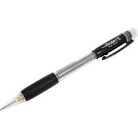 Автоматический карандаш Pentel Fiesta II AX127-AE c резиновым гриппом, 0.7 мм, 12 шт, черный корпус 597278