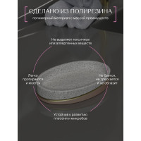 Настольная мыльница FORA terrazzo, полирезин FOR-TRZ036
