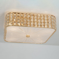 Хрустальная люстра Citilux Портал Золото CL324262