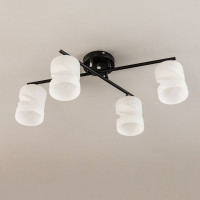 Потолочная люстра Citilux Нильс Чёрная CL132145