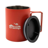 Термокружка со складными ручками и поилкой Tramp терракотовый TRC-137.17