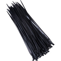 Нейлоновый хомут AUTOPROFI 4.8х300 мм, рабочая температура от -40 С до +85 С, черный, 100 шт. XM-48/300