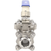 Кран шаровой DN.ru КШПП 316.200-ISO Ду32 Ру63 полнопроходной, с рукояткой D160-07675