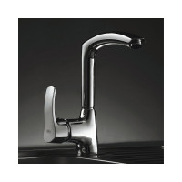 Смеситель для кухни Haiba с гайкой, хром HB4070