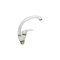 Смеситель для кухни, белый D-Lin D150422-C