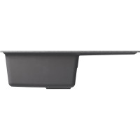 Мойка MIXLINE ml-gm31 с крылом, графит (342), 770x500x190мм new 552195