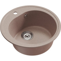 Мойкa MIXLINE ML-GM11 круглая, песочная 302, 500 мм, глубина чаши 180 мм newх 551819