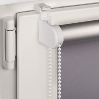 Рулонная штора PRAKTO BLACKOUT SILVER 95x160 см, серый 9403219744