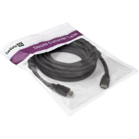 Кабель ExeGate HDMI EX-CC-HDMI2-5.0F 19M 19M, v2.0, 5м, 4K UHD, Ethernet, ферритовые кольца, позолоченные контакты 287725