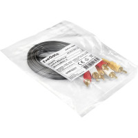 Кабель ExeGate аудио EX-CCV-53-1.5 3xRCA M 3xRCA M, 1,5м 284947
