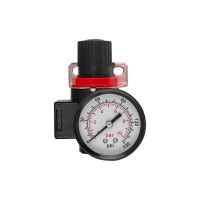 Регулятор давления воздуха 1/4"F x 1/4"F, 0-10 bar, рабочая температура 5-60° Forsage F-BR2000 54474