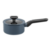 Ковш MAUNFELD FRIDA из кованого алюминия, со стеклянной крышкой, 16 см, 1,5 л MSP15FA02DG