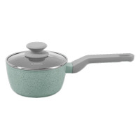 Ковш MAUNFELD HELGA из кованого алюминия, со стеклянной крышкой, 16 см, 1,4 л MSP14FA05FS