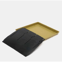 Разборный комплект для рассады ЛЕТО урожай-9, 23x23x15см, 9 ячеек 400мл, поддон, пластик, черный 3726