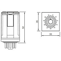 Промежуточное реле ComatReleco C3-R20N/DC24V PN132180