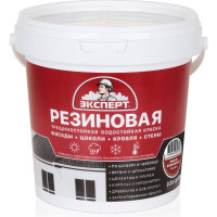 Резиновая трещиностойкая краска Эксперт красно-коричневый, RAL3009, 0.9 л 29829