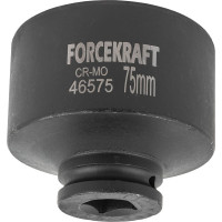Головка ударная 3/4", 75 мм, 6-гранная Forcekraft FK-46575(57413)