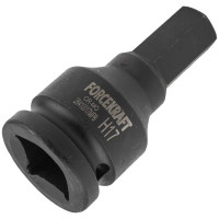 Головка-бита ударная 6-гранная, 17 мм, 3/4" Forcekraft FK-26410017MPB(28147)