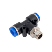 Фитинг Partner Т-образный для пластиковых трубок 6мм с наружной резьбой 1/8" SPB06-01(9336) PA-SPB06-01(9336)