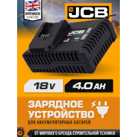Зарядное устройство для аккумуляторных батарей JCB 18V, 4 Ам JCB-18VSFC-E(57225)