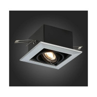 Встраиваемый светильник ALMA LIGHT черный, gu10, 1x50w, l126xw126xh70, без лампы, AL9013DW01SL
