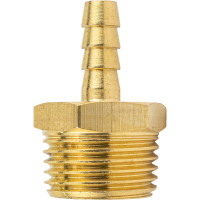 Штуцер пневматический наружная резьба 1/2" - елочка 6 мм Forsage F-MH08/04(58731)