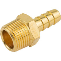 Штуцер пневматический наружная резьба 3/8" - елочка 8 мм Forsage F-MH06/05(58728)