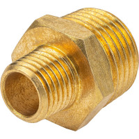 Соединитель резьбовой наружная резьба 1/2" x 1/4" Forsage F-MM08/04(58738)