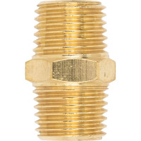 Соединитель резьбовой наружная резьба 1/4" x 1/4" Forsage F-MM04/04(58735)