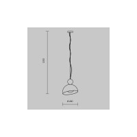 Подвесной светильник Freya Bowl Белый Металл FR5439PL-01W