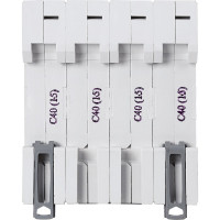 Автоматический выключатель Legrand Rx3 4,5ka 40а 4п C 419745