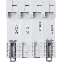 Автоматический выключатель Legrand Rx3 4,5ka 20а 4п C 419742