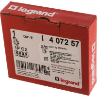 Автоматический модульный выключатель Legrand 1п C 2А 6кА DX3-E 6000 1мод. 230/400В Leg 407257