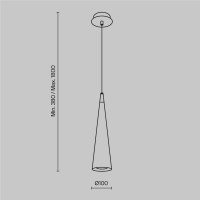 Подвесной светильник MAYTONI Nevill P318-PL-01-W