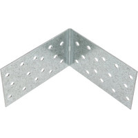 Монтажный уголок Саморезик оцинкованный 100х100х60х1,8 мм, 20 шт. KUR-100х60
