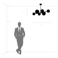 Люстра на штанге Lightstar croco 815460